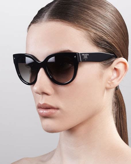 prada acetate cat eye sunglasses|59mm cat eye sunglasses Prada.